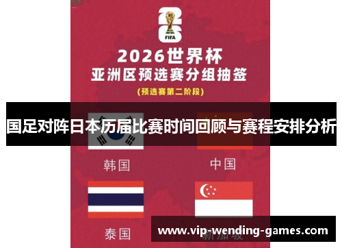 国足对阵日本历届比赛时间回顾与赛程安排分析